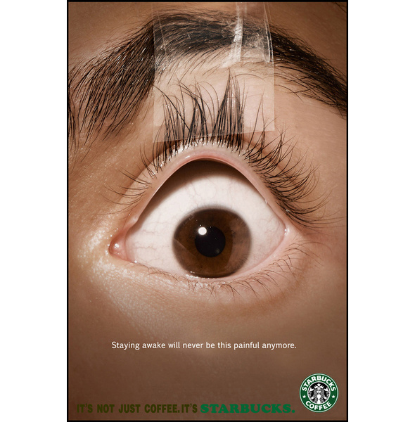 &quot;Staying awake will never be this painful anymore&quot; | Starbucks